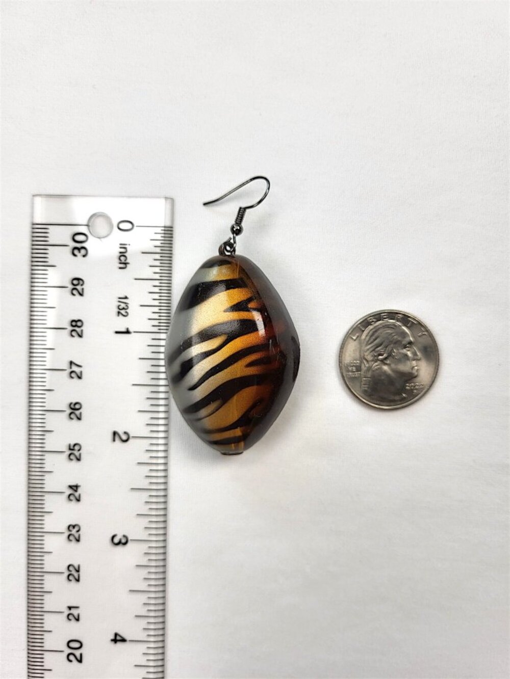 Tiger Stripe Necklace, Bracelet & Earrings Set - Picture 9 of 10